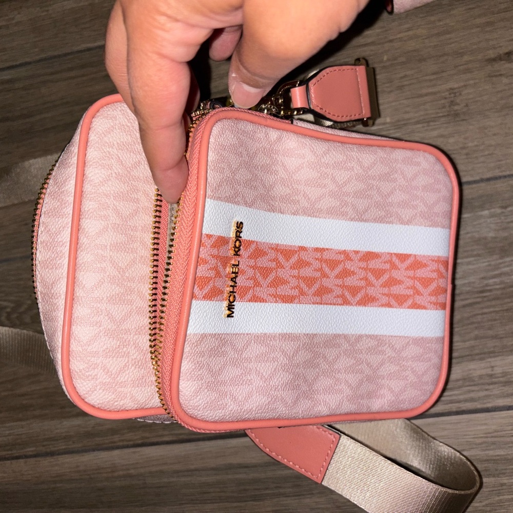 Michael Kors Pink and Orange Mini Bag